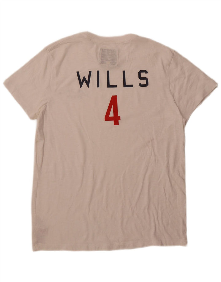 Мужская футболка с рисунком JACK WILLS, большой белый хлопок