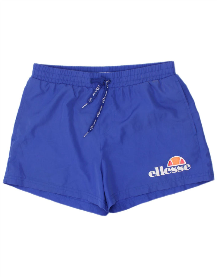 Шорты для плавания Ellesse с рисунком для мальчиков 11-12 лет, синие, полиэстер