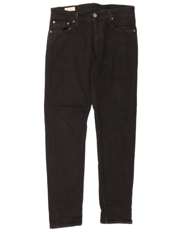 Мужские узкие джинсы Levi's W30 L30, черный хлопок