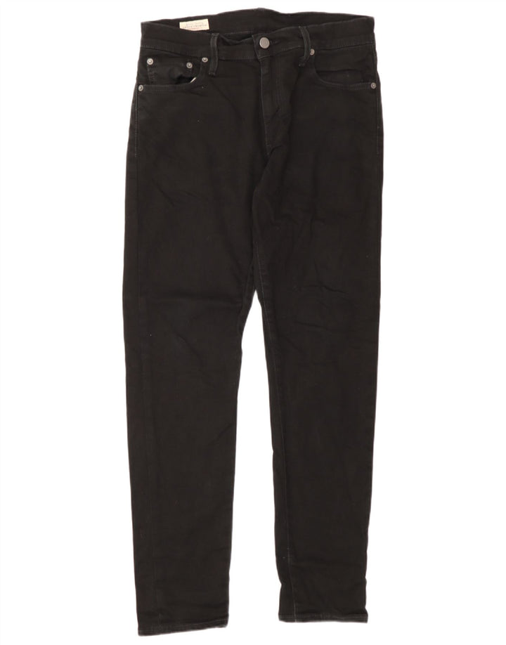 Мужские узкие джинсы Levi's W30 L30, черный хлопок