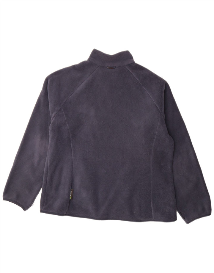 Женская флисовая куртка Jack Wolfskin UK 20 2XL темно-синего цвета из полиэстера