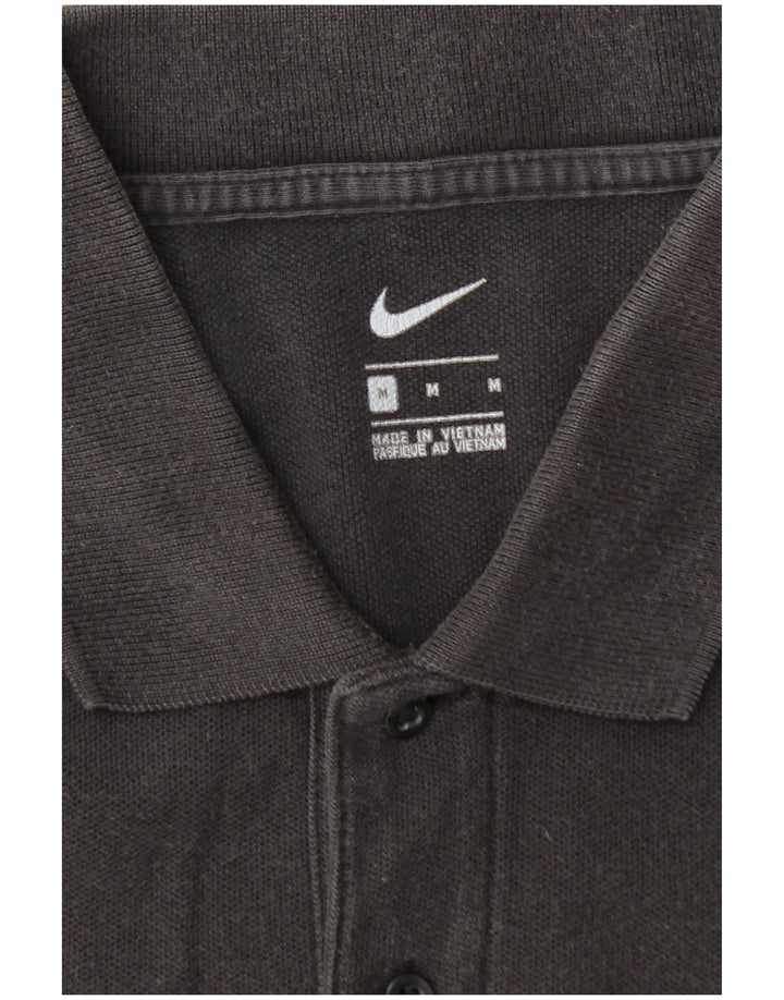 NIKE Mens Polo Shirt Medium Black