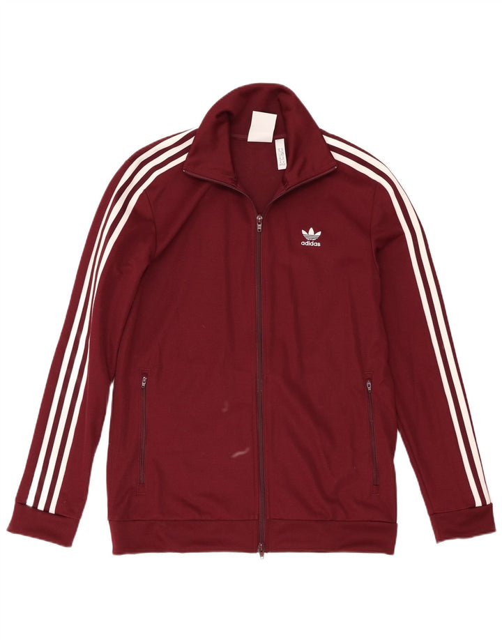 Мужской спортивный костюм Adidas Top Jacket Medium Burgundy Cotton