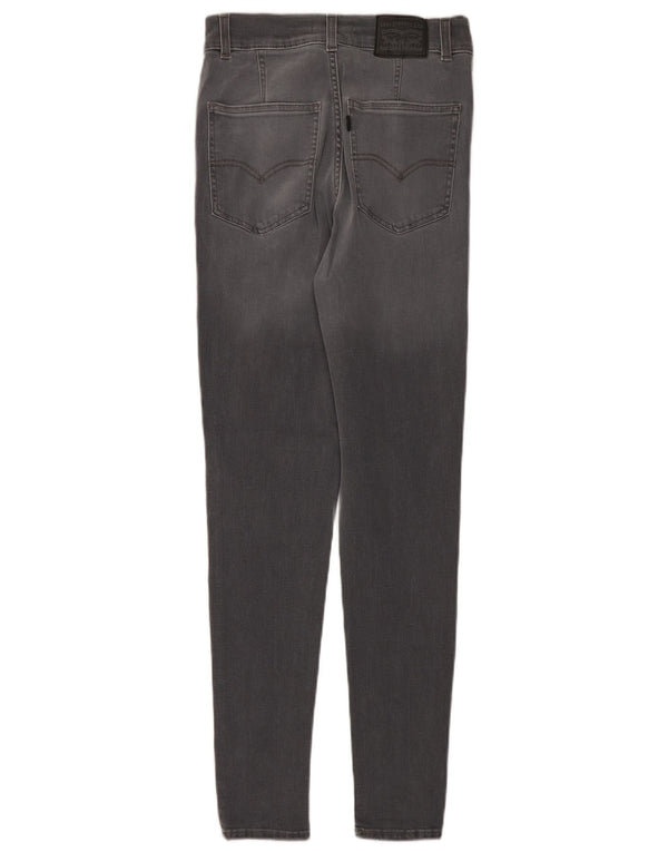 Женские джинсы суперскинни Levi's Mile High W27 L30, серый хлопок
