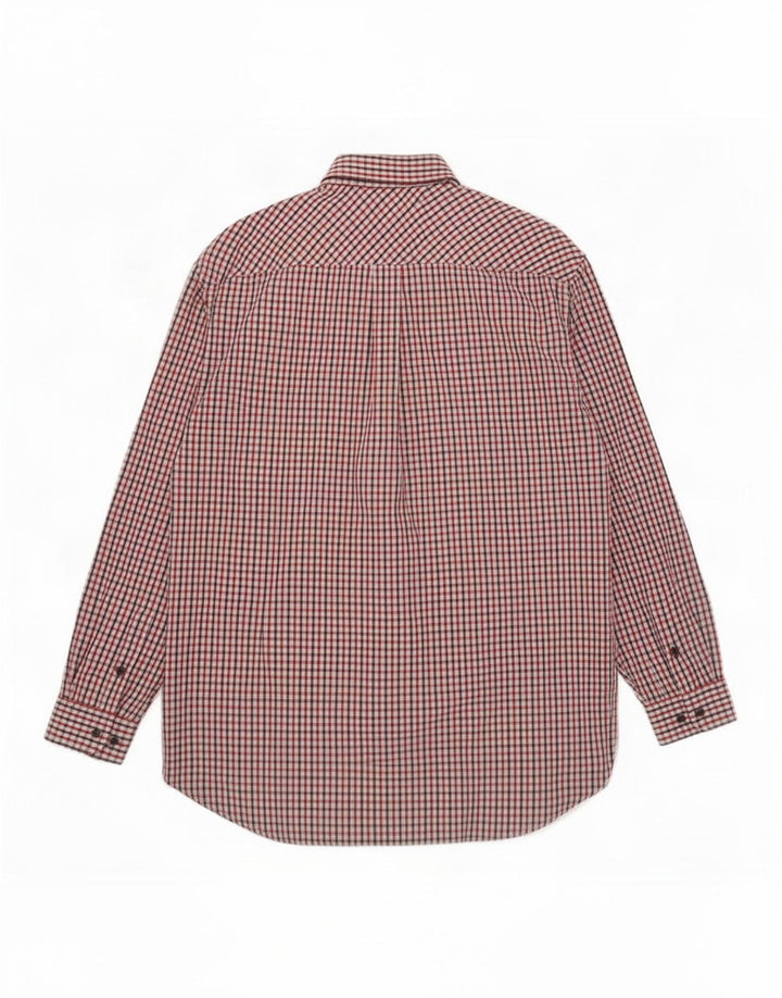 Мужская рубашка Tommy Hilfiger XL в красную клетку