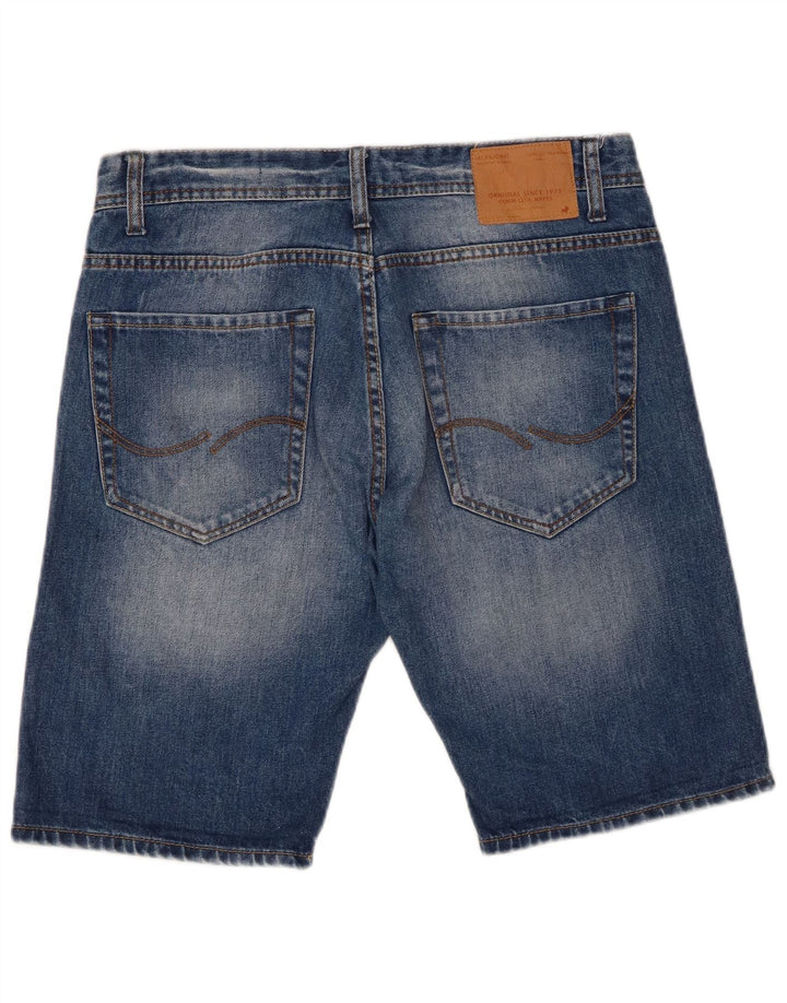 Мужские джинсовые шорты Jack & Jones Medium W32 Синие, хлопок