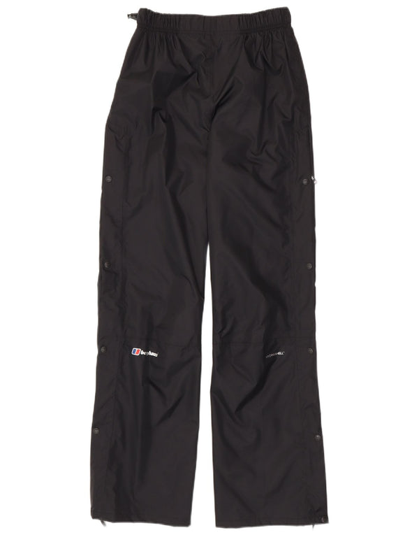 Женские водонепроницаемые брюки Berghaus UK 10, маленькие черные из полиамида