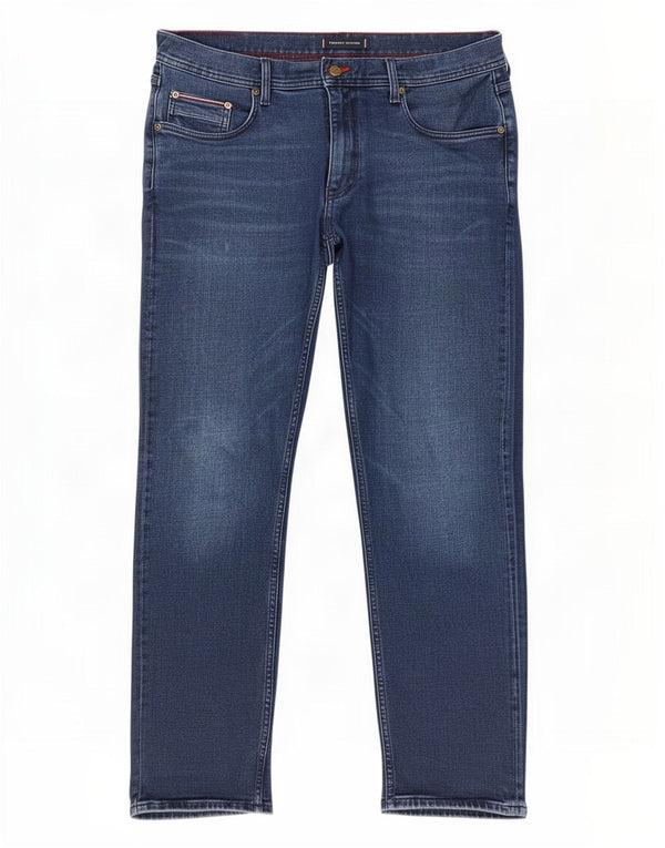 Мужские прямые джинсы Tommy Hilfiger Denton W36 L30, синий хлопок