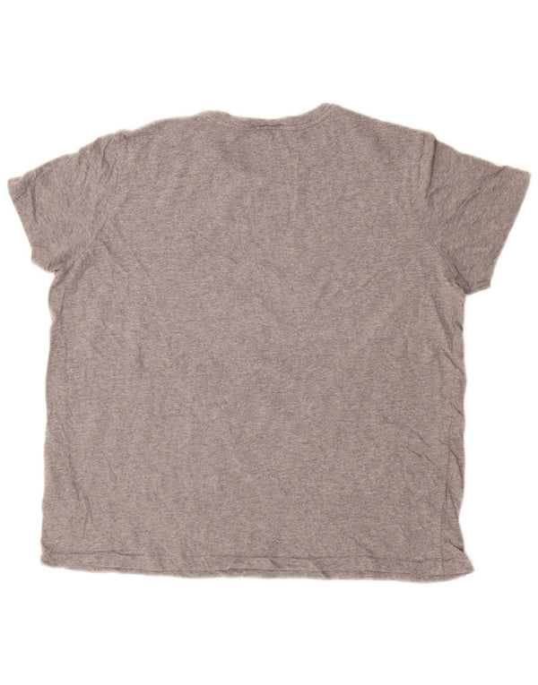 POLO RALPH LAUREN Womens T-Shirt Top UK 18 XL Grey Cotton