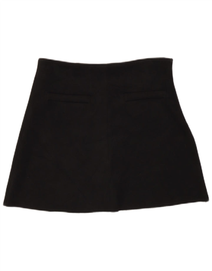 Женская мини-юбка Zara, маленькая W28, черная