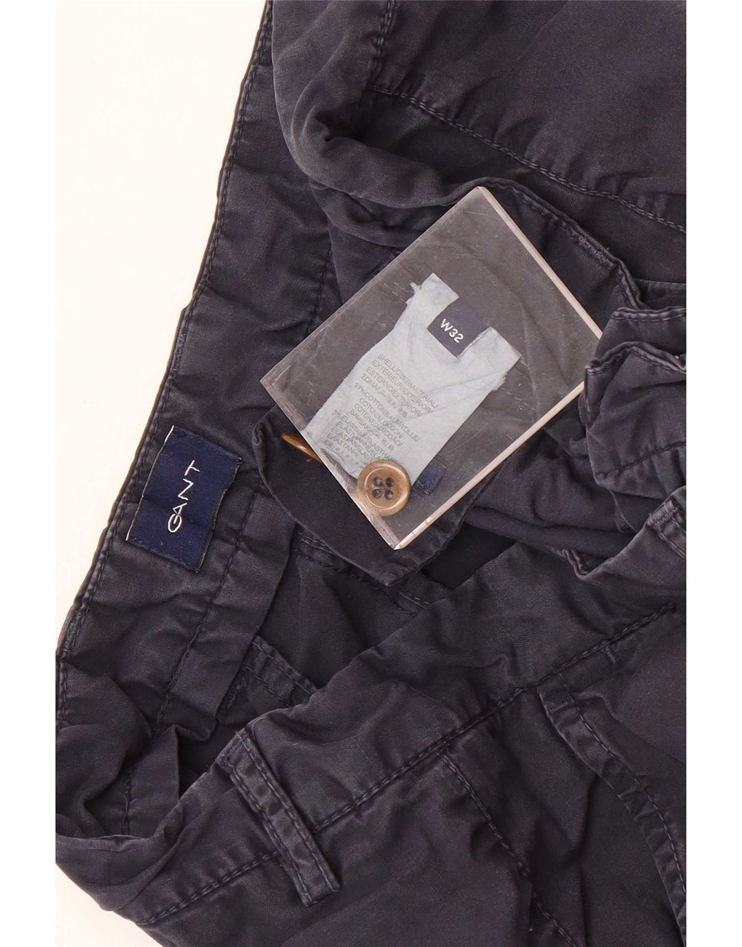 Мужские шорты чинос Gant W32, средний темно-синий, хлопок
