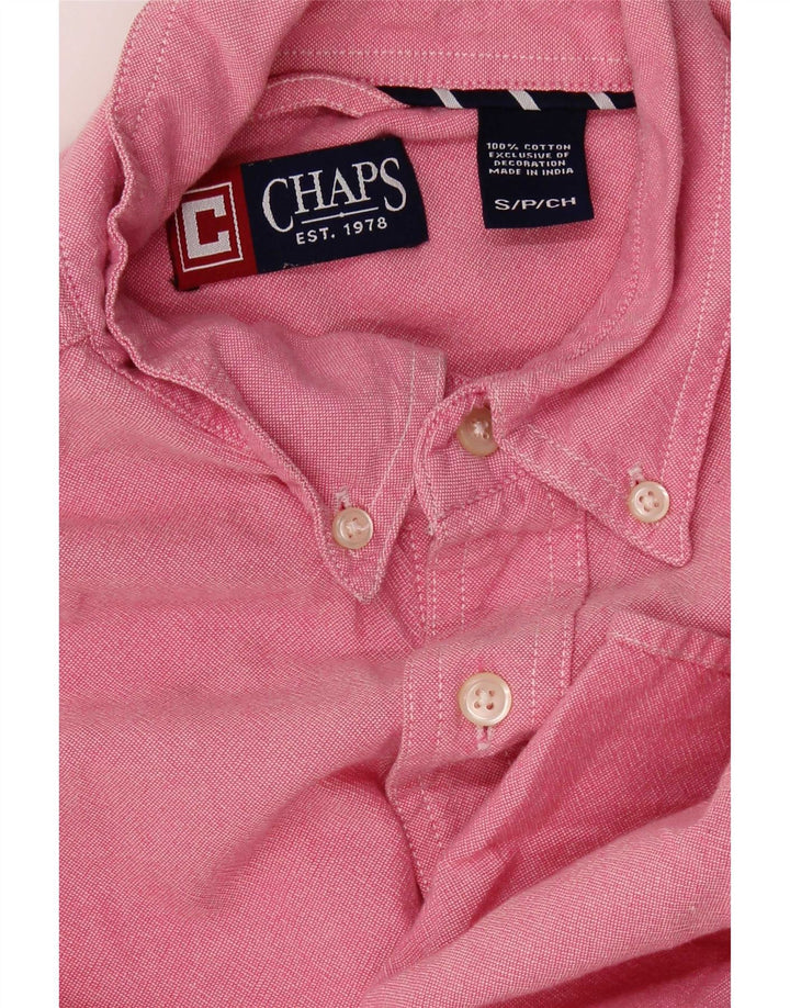 Мужская рубашка Chaps, маленькая розовая, хлопок