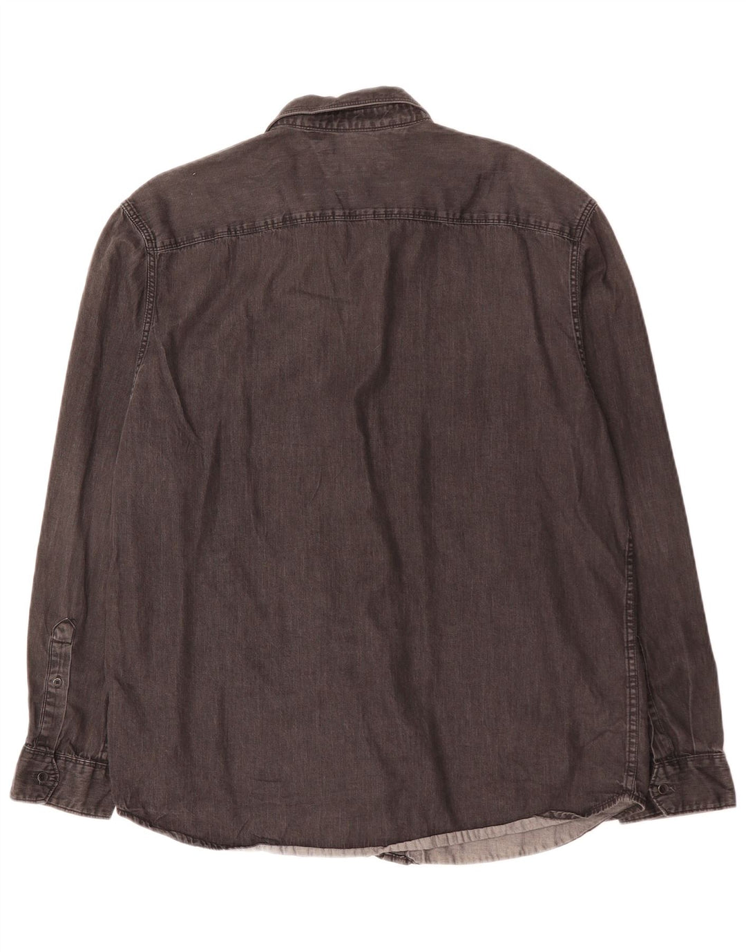 CALVIN KLEIN JEANS Мужская джинсовая рубашка большого размера из хлопка