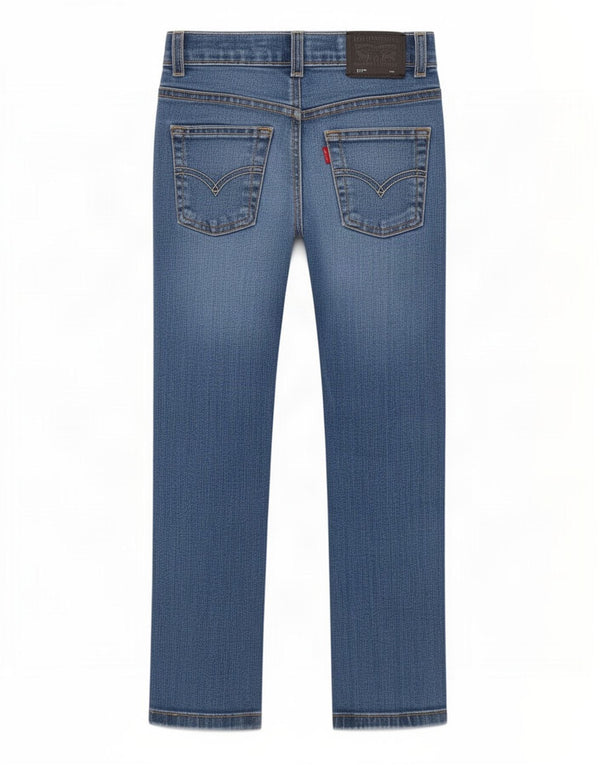 Джинсы Levi's 511 Slim для мальчиков 5–6 лет W22 L20, синий хлопок