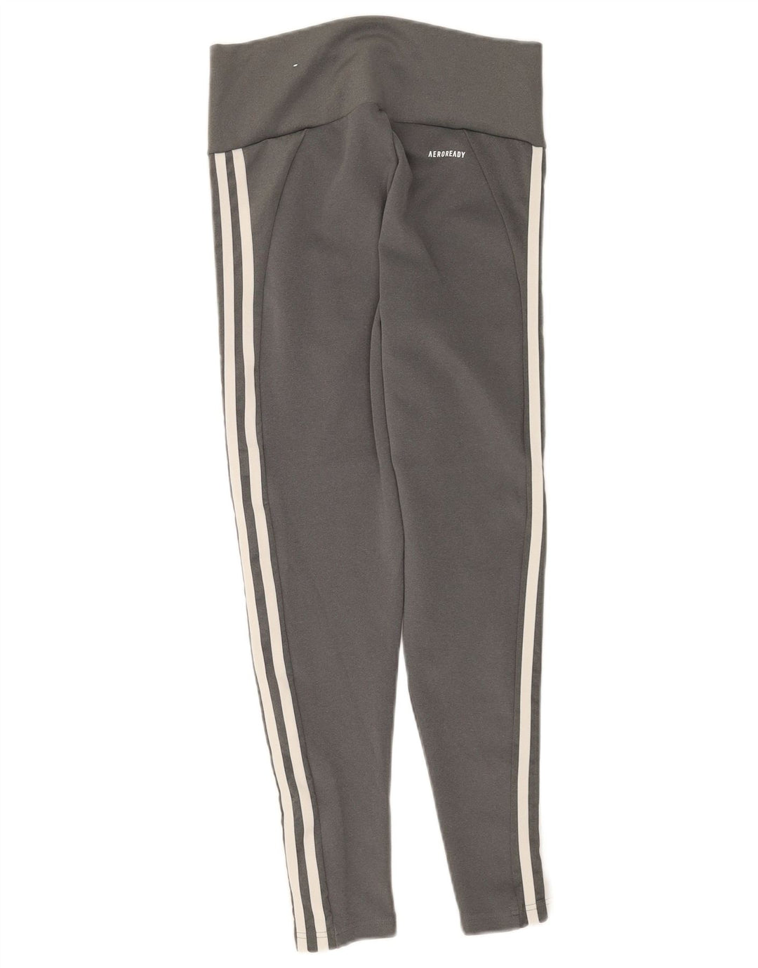 Женские укороченные леггинсы Adidas Aeroready UK 12/14, средний серый полиэстер