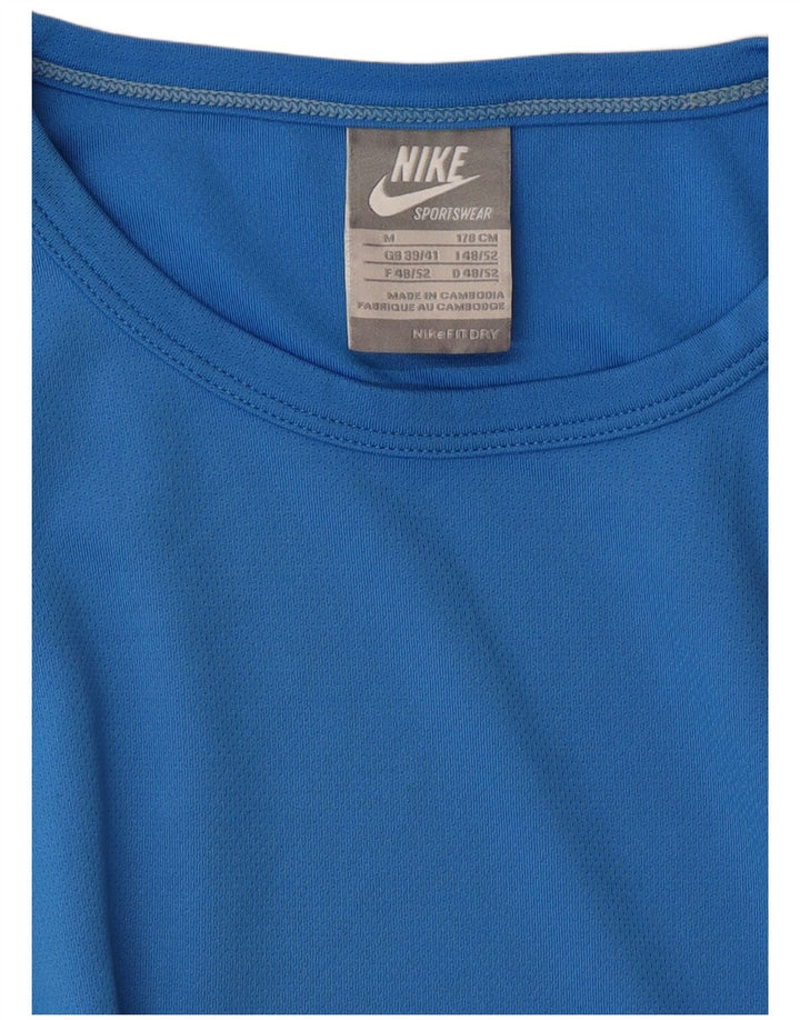 Мужская футболка NIKE Fit Dry, Великобритания 39/41, средний синий