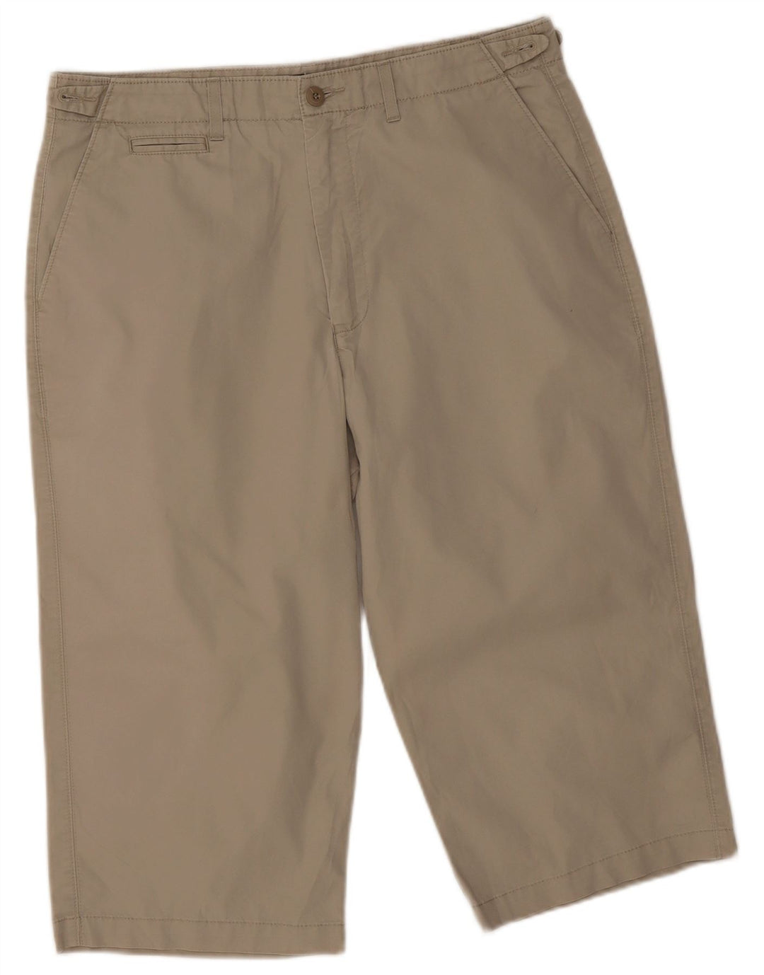 Мужские шорты-бермуды Marks & Spencer Blue Harbour W34, большие, бежевые, хлопковые