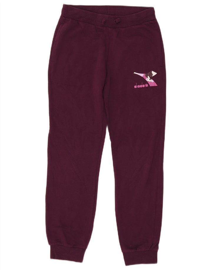 Женский спортивный костюм DIADORA Брюки для бега UK 18 XL Фиолетовый камуфляж