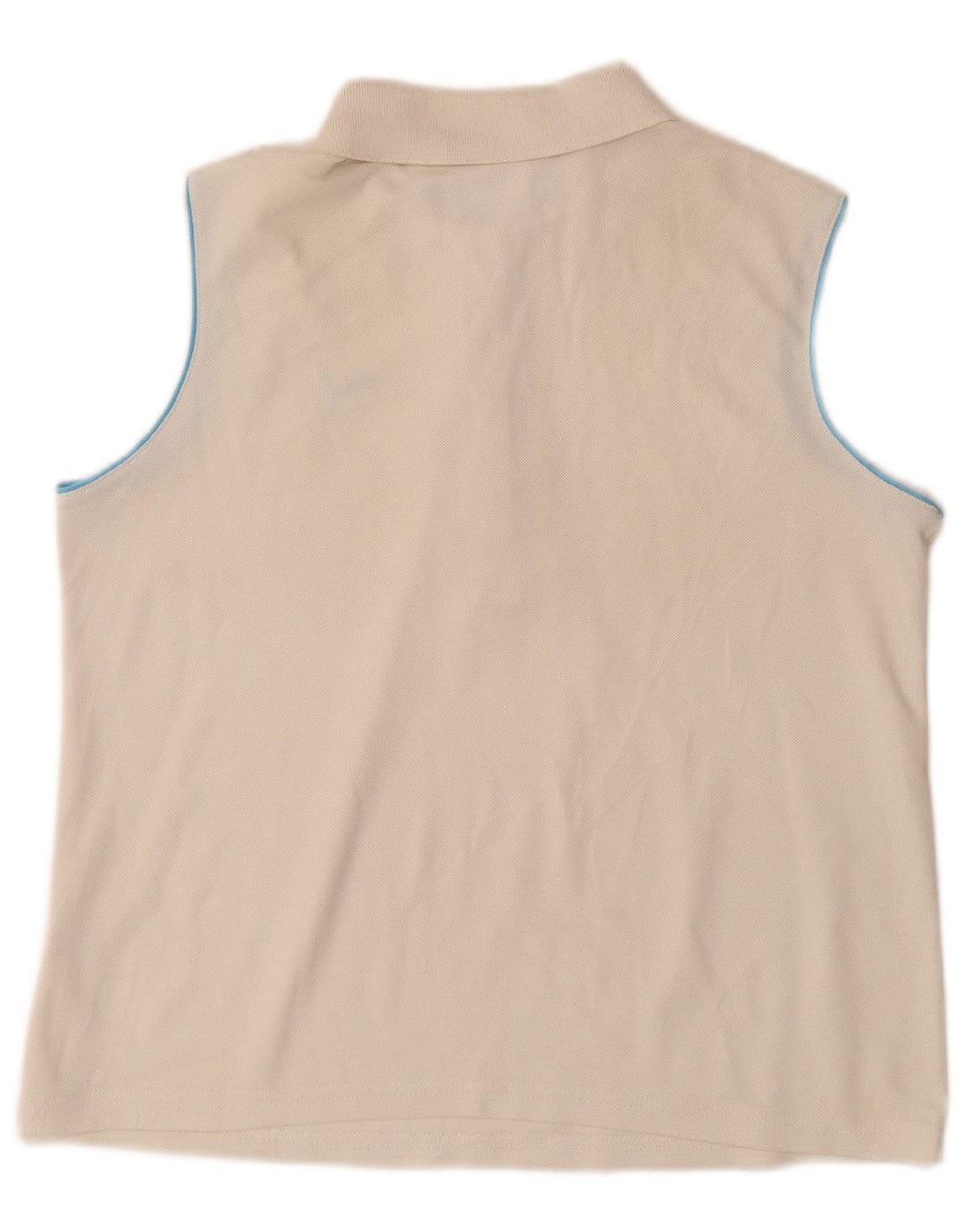 Женская рубашка поло без рукавов PUMA UK 14 Medium Off White