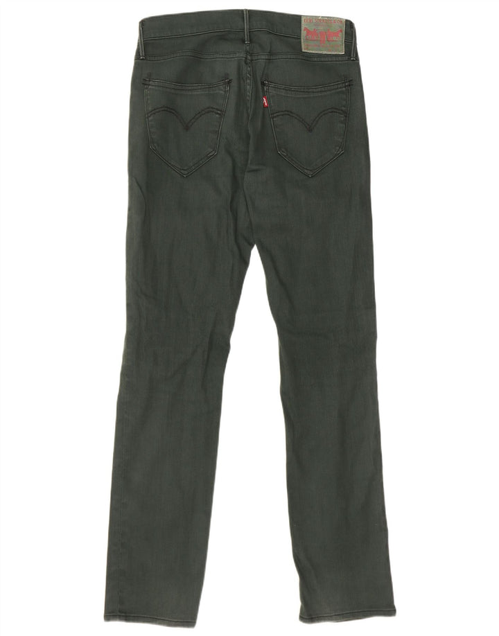 Женские джинсы Levi's Slim 511 W29 L32, зеленый хлопок