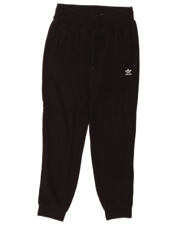 Женские спортивные брюки Adidas Joggers UK 10, маленькие черные хлопковые