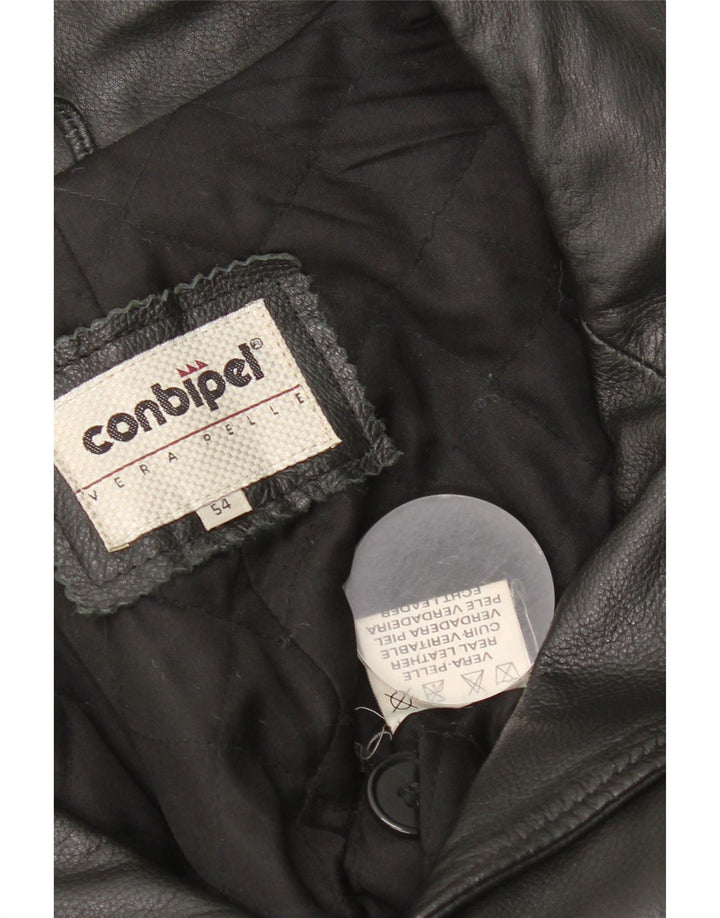 Мужская кожаная куртка Conbipel IT 54 XL Черная кожа