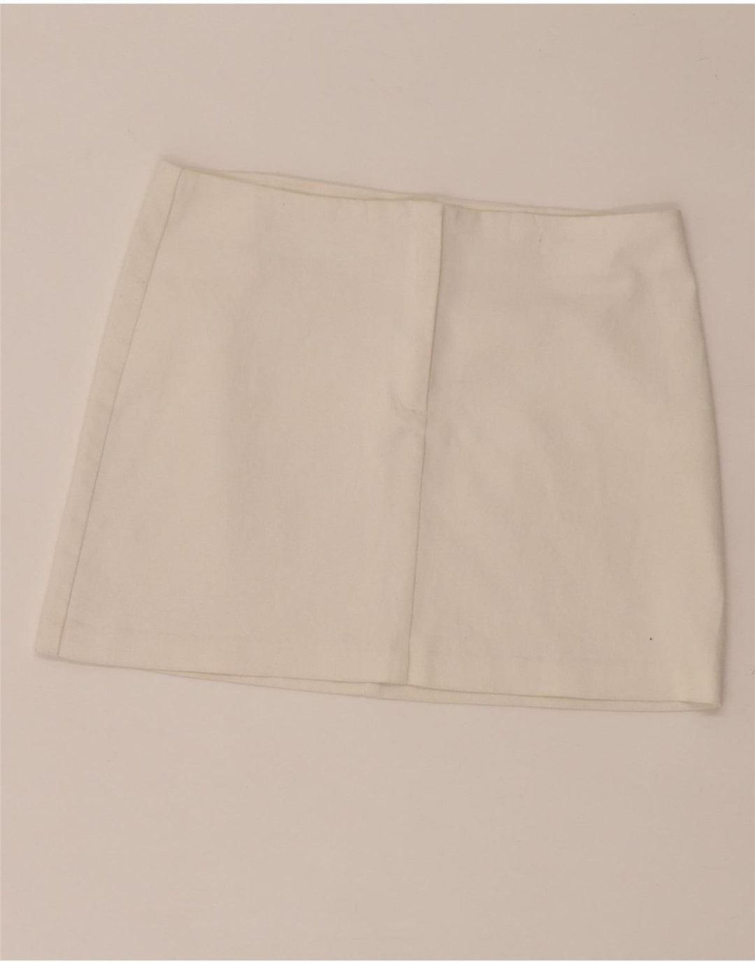 Женская мини-юбка Benetton W28 средняя белая