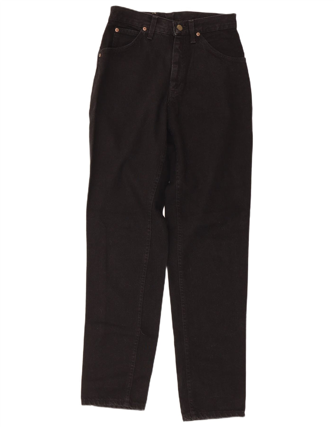 Женские зауженные джинсы с высокой талией LEE W28 L33, черный хлопок