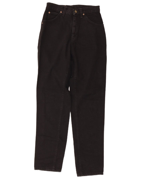 Женские зауженные джинсы с высокой талией LEE W28 L33, черный хлопок