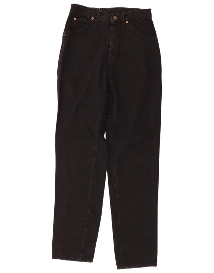 Женские зауженные джинсы с высокой талией LEE W28 L33, черный хлопок