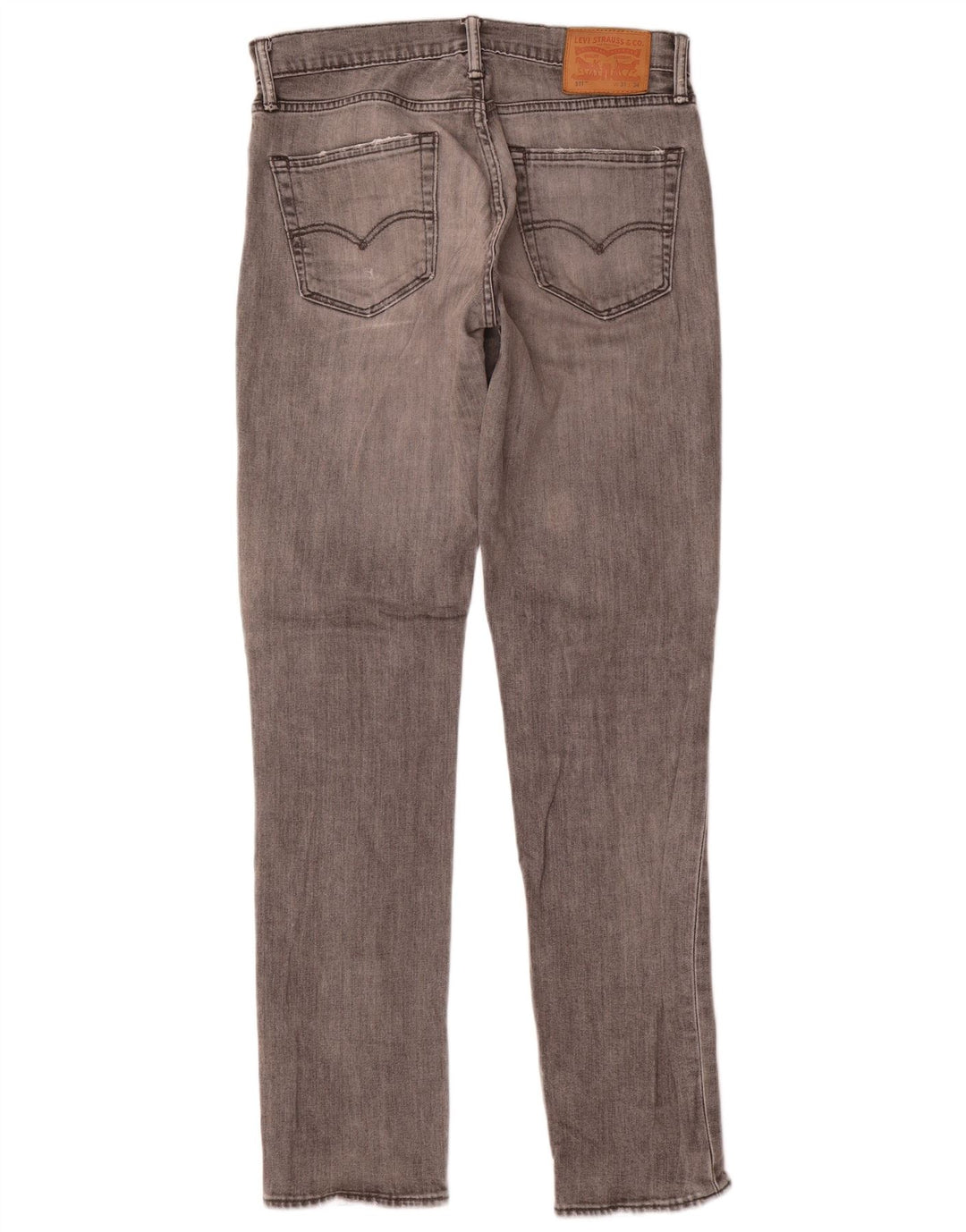 Мужские джинсы Levi's 511 Slim W31 L34 Серые хлопковые