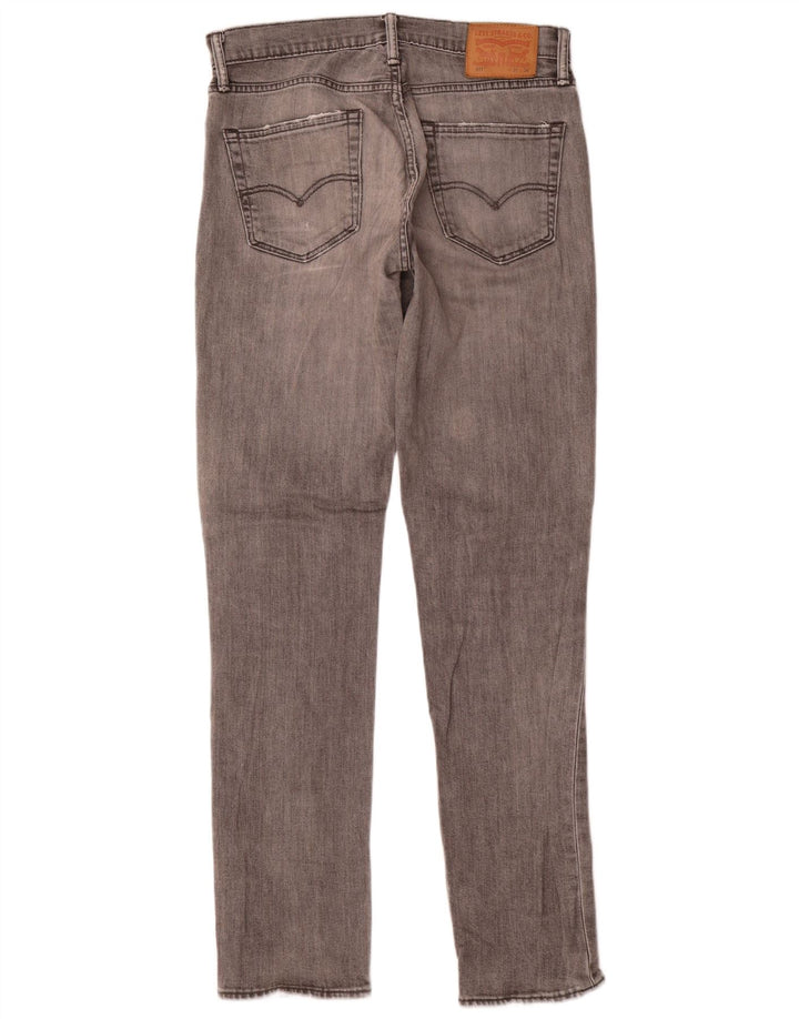 Мужские джинсы Levi's 511 Slim W31 L34 Серые хлопковые