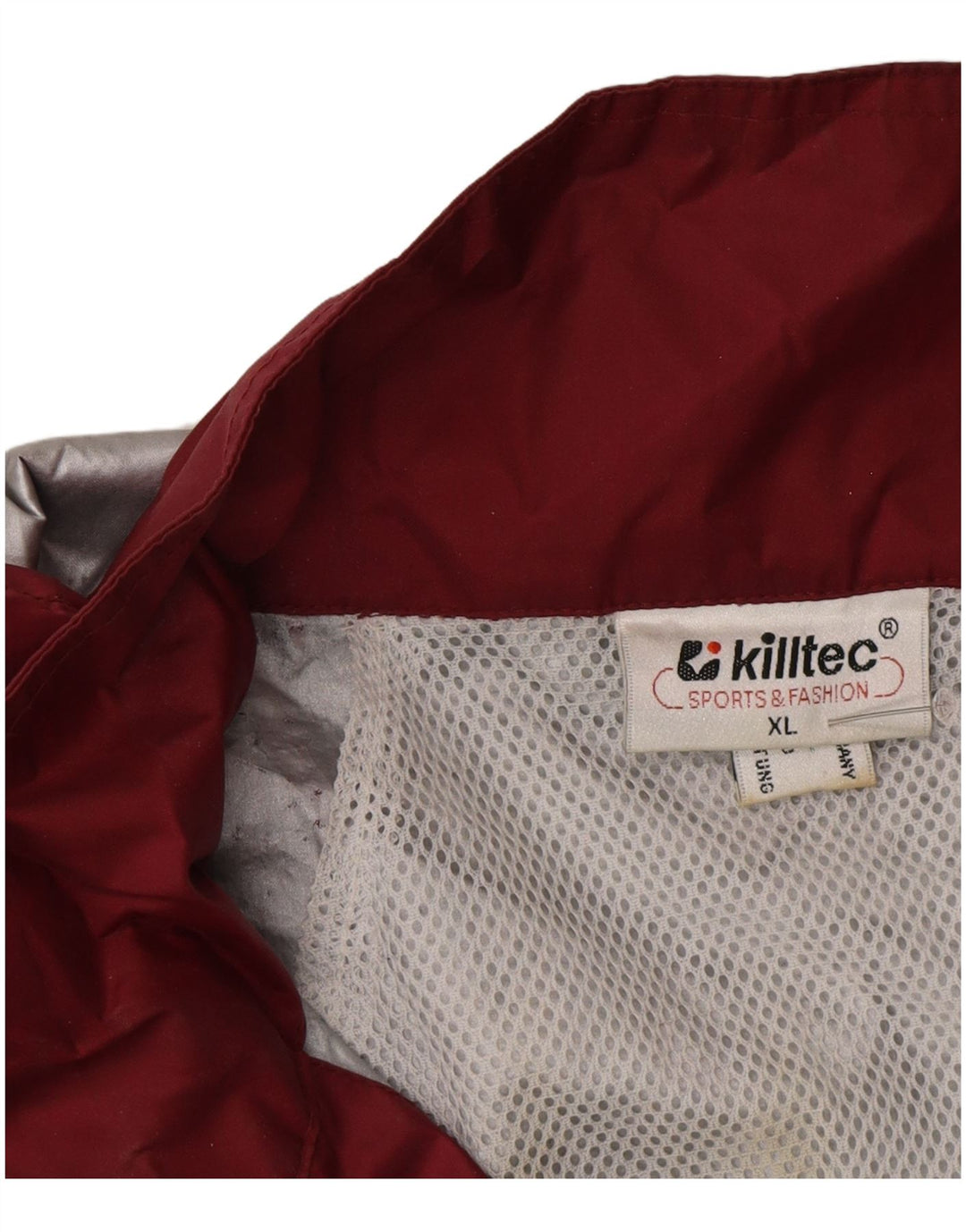 Мужской плащ-пуловер Killtec с капюшоном UK 42 XL, разноцветный, с цветными блоками
