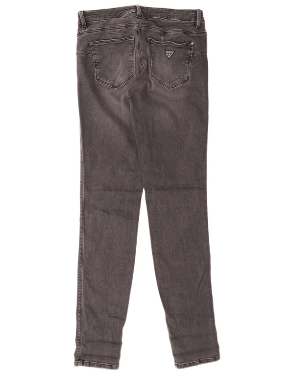 Женские джинсы скинни Guess Curve X со средней посадкой W28 L30, серые, хлопковые