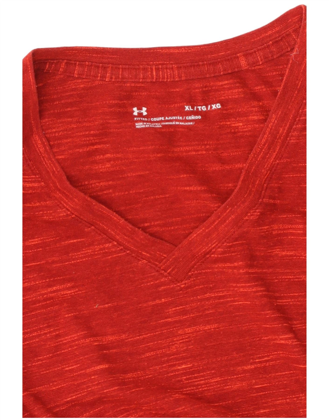 UNDER ARMOR Мужская футболка Top XL Красная в крапинку