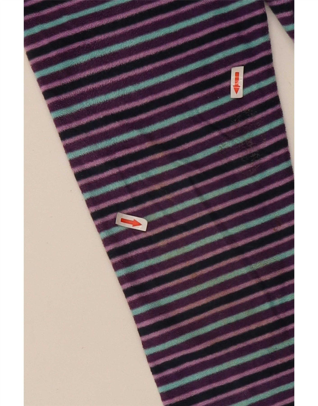 Женская флисовая куртка Marks & Spencer UK 22 2XL из полиэстера в фиолетовую полоску
