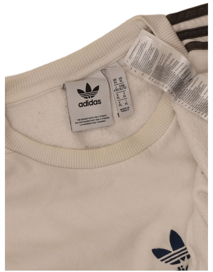 Мужской свитер Adidas Jumper XL, белый хлопок