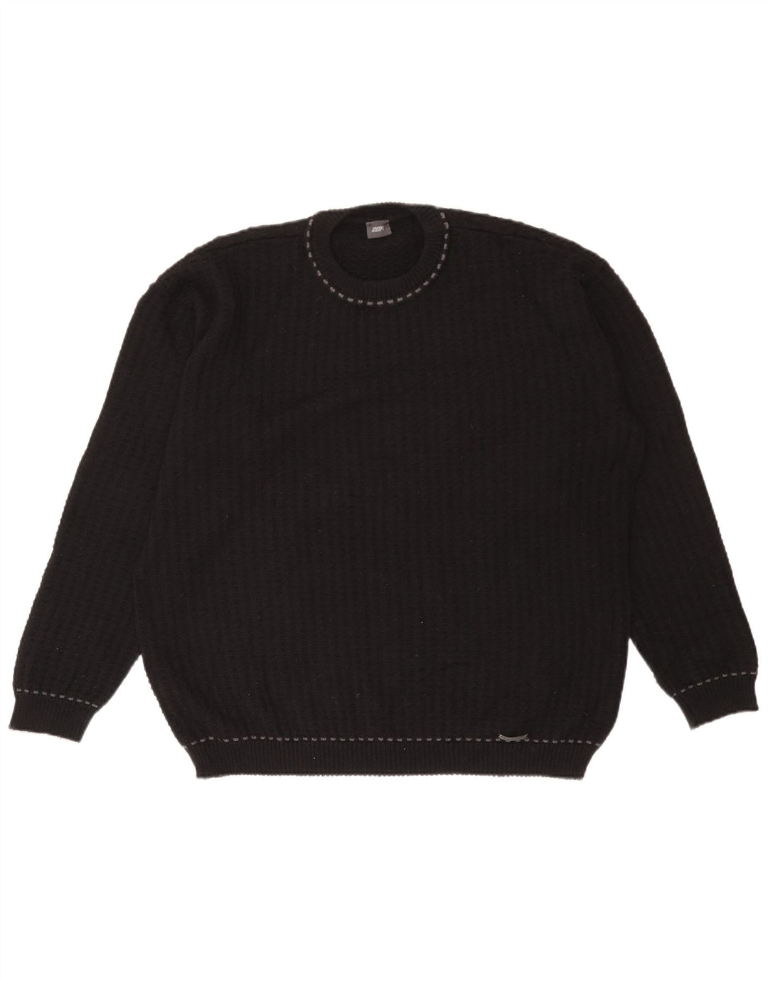 Мужской свитер Joop с круглым вырезом EU 56 XL, черная шерсть