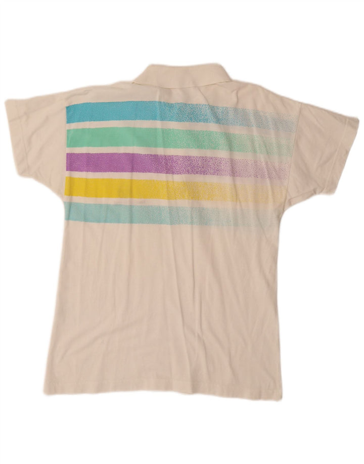 Мужская рубашка поло SERGIO TACCHINI, маленькая белая полосатая хлопковая рубашка