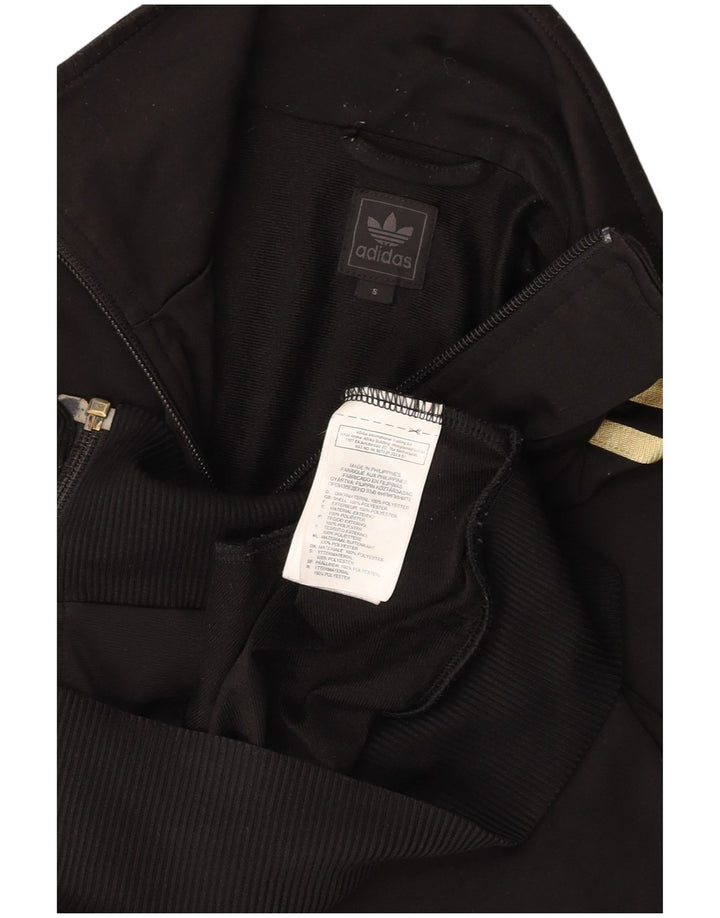 Мужской спортивный костюм ADIDAS, верхняя куртка, маленький черный, полиэстер