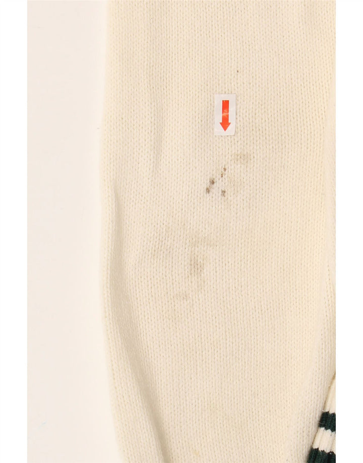 Женский свободный джемпер с круглым вырезом HOLLISTER UK 6 XS Off White