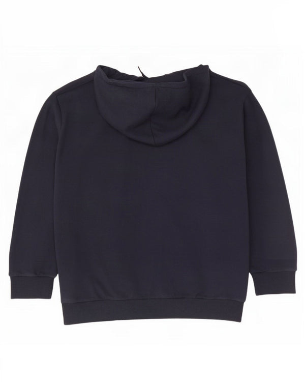 Мужской джемпер свободного покроя с капюшоном Jack & Jones 2XL, темно-синий, хлопок