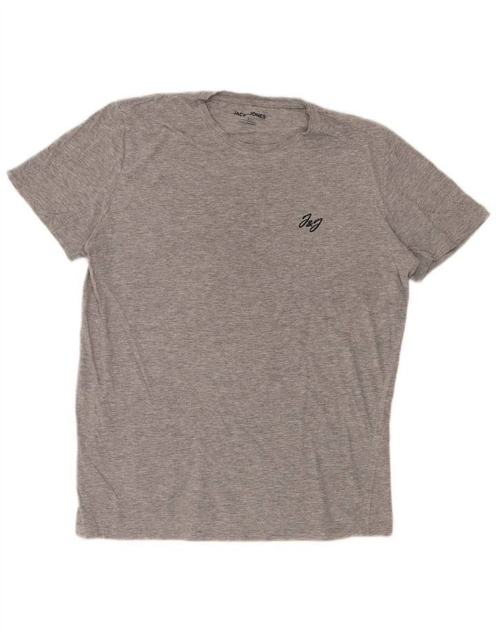 JACK & JONES Мужская футболка из вискозы большого размера, серая