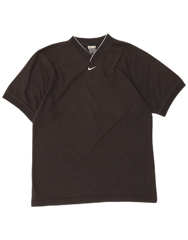 Мужская футболка NIKE Top UK 39/41, средний черный хлопок