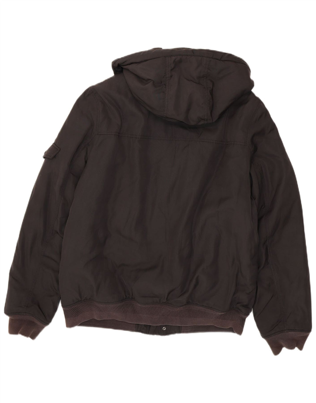 Мужская куртка-бомбер с капюшоном Tommy Hilfiger UK 42 XL, черный полиэстер
