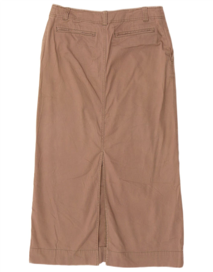 EDDIE BAUER Женская прямая юбка US 8 Medium W30 Серый хлопок