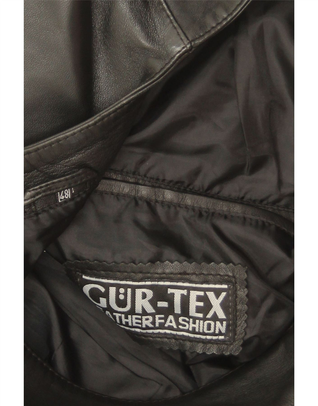 Gurtex Мужской кожаный жилет IT 48 Medium Black Leather