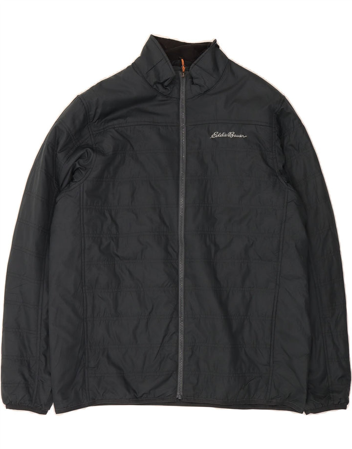 EDDIE BAUER Mens Padded Jacket UK 40 Large Grey Polyester Vintage Eddie Bauer and Second-Hand Eddie Bauer from Messina Hembry 