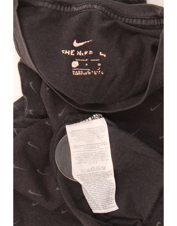 Мужская футболка с рисунком Nike, маленький черный хлопок