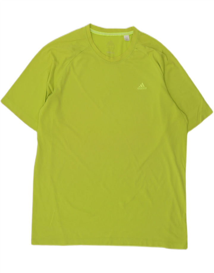 Мужская футболка ADIDAS Climalite, большая зеленая
